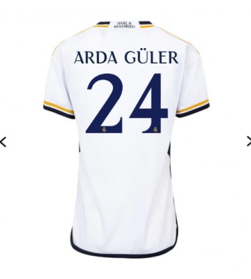 Real Madrid Arda Guler #24 Hjemmebanetrøje Dame 2023-24 Kort ærmer
